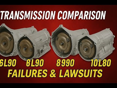 GM Transmission Showdown 6L80 vs 6L90 vs 8L90 vs 10L80