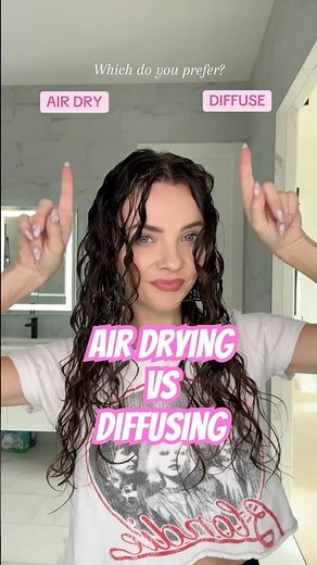 Air Drying vs Diffusing Wavy Curly Hair #wavycurly #curlcare #wavyhairtips #diffusing #wavyhair