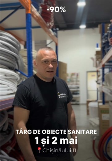 Târg de Obiecte Sanitare: Oferte Speciale 1-2 Mai