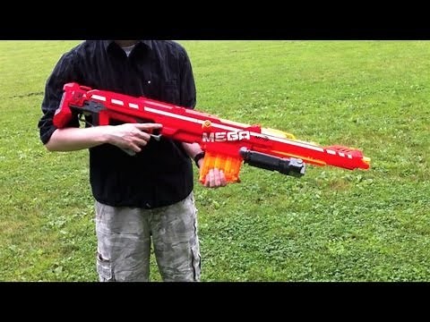 Nerf N-Strike Elite MEGA Centurion - Range Test (Stock)