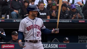 Altuve shows off at the dish