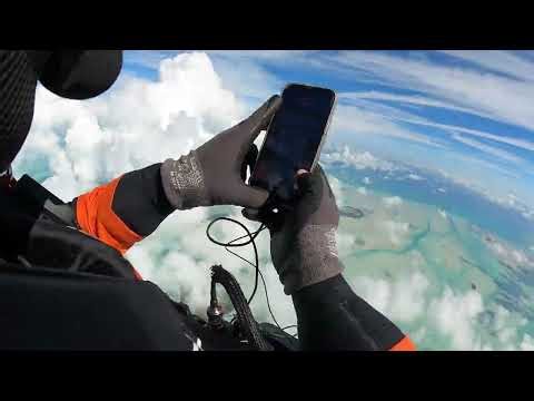 Crossing an Ocean by Paramotor – TimeLapse 4min - Florida to The Bahamas