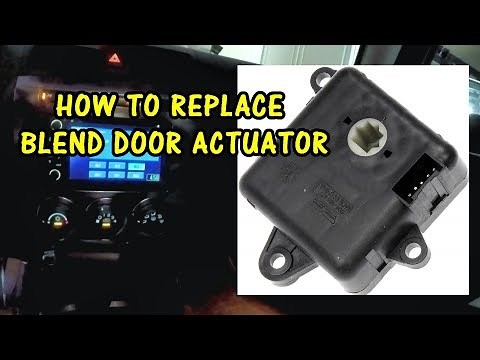 HOW TO REPLACE a HVAC BLEND DOOR ACTUATOR | 2007 Hummer H3 - Ticking noise in Dash
