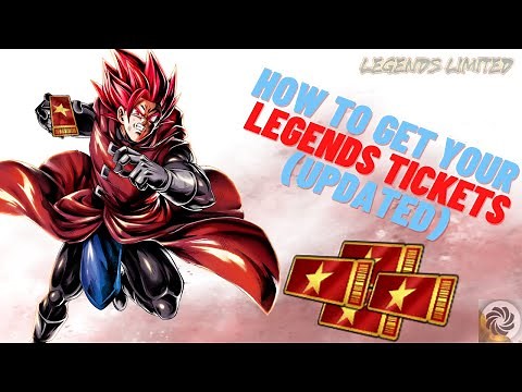HOW TO GET LEGENDS TICKETS UPDATED // DRAGON BALL LEGENDS