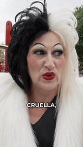 Cruella de Vil: Fashion Icon at Disneyland! 👠 👜 #disneyland #cruella #disney #disneyvillains #viral | Fantasy Travelers
