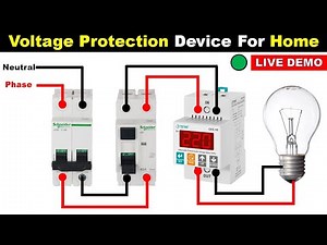 Over And under voltage Protection Device | VMR | Tense GKE-40 | ‪@ElectricalTechnician‬