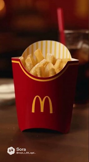 McDonald’s new fries with special ingredient ad with Pablo Escobar #mcdonalds #frenchfries