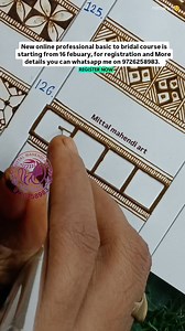 13K views · 1.1K reactions | Mittal mahendi art New online Basic to...