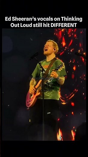 "Thinking out loud"LIVE by Ed Sheeran pure vibes #edsheeran #concert