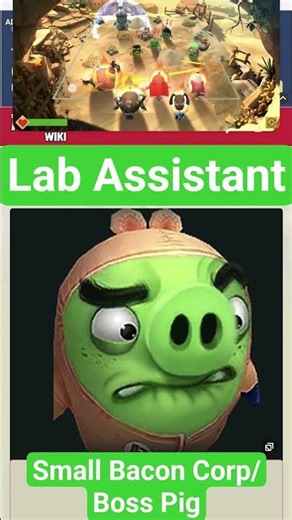 Angry Birds Evolution: Lab Assistant Pig