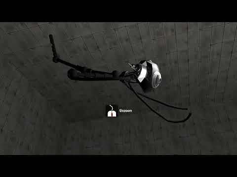 Portal 2: Carcass GLaDOS remake early animation test 1