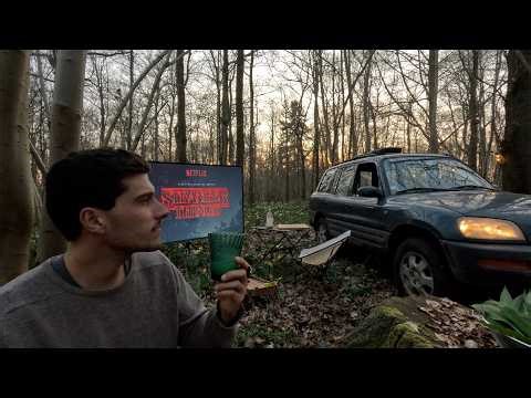 A RICH man's bivouac in a POOR man's car.