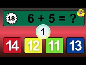 20 Math Quiz for Kids | One Digit Addition Quiz