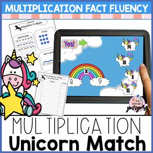 Digital Multiplication Facts Practice l Distance Learning Math