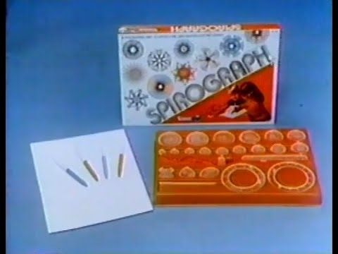 Spirograph 1980s Kenner Art Set Commercial