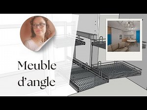 Optimize the L-shaped kitchen plan with a low corner unit