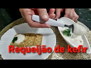 Requeijão cremoso de kefir, saudável e muito gostoso