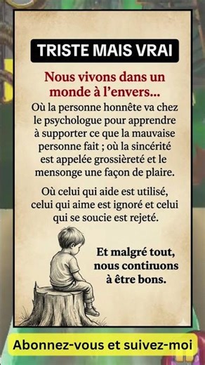 La vérité sur le monde d’aujourd’hui que personne ne veut entendre