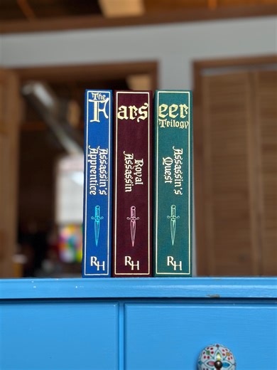 Handmade Farseer Trilogy Rebind |special Edition, Robin Hobb Series Rebind - Etsy Australia