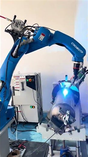 Adaptive Welding Cobots for Varied Industrial Parts #weldingcobot #sqrobot #cgxi #jocrt #cobot