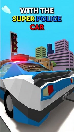 SUPER TURBO SPEED With The SUPER POLICE CAR | Wobbly Life Shorts