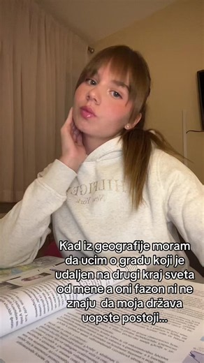 Kad iz geografije moram da učim o gradu na drugom kraju sveta