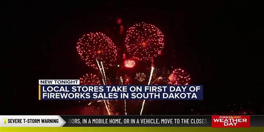 Local stores take on first day of fireworks sales in South Dakota