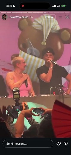 INSTAGRAM STORY: Larray Appears At Vanilla Mace’s Valentine’s Day Party