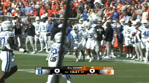 ALL the highlights from yesterday's win over Clemson 😈 | Duke Football