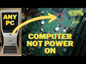 Dell Precision T3500 Computer Not Power ON Problem || How to fix ?