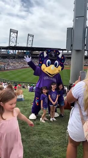 Spot Dinger at your next visit at Salt River Fields!🦖⚾️ #RockiesBaseball #MascotMadness #SaltRiverFields #SpringTraining | Salt River Fields at Talking Stick