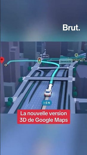 La nouvelle version 3D de Google Maps.