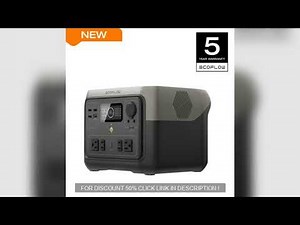 ECOFLOW Portable Power Station RIVER 2 Max, 499Wh/512Wh LiFe Discount 50% #AliExpress