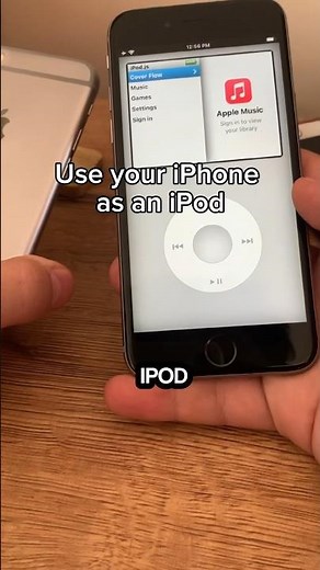 Make your iPhone into an iPod for FREE #shorts #vintage #apple #viral #iPhone #iPod #tutorial