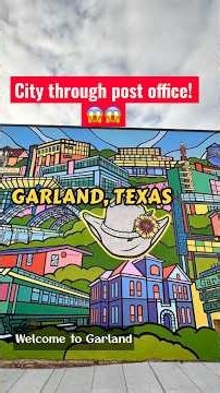Would you move to Garland, Texas? Like and subscribe ￼! #cityfacts #texascities #postoffice #facts