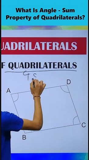 What Is The Angle-Sum Property Of Quadrilaterals? #shorts