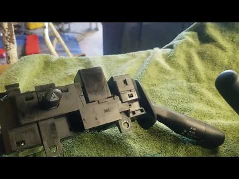 Jeep turn signal or Multifunction switch replacement TJ or Cherokee Don't pull the Steering Wheel