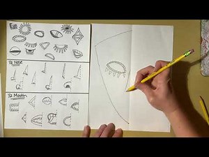 African Mask Symmetry Drawing Demo