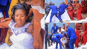 Viral Video: Bride suddenly attacks groom on their wedding day
