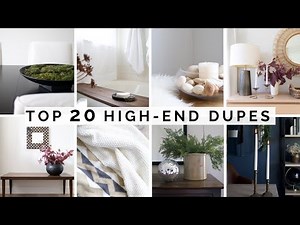 TOP 20 HIGH END HOME DECOR THRIFTED DUPES | DIY HIGH END THRIFTED HOME DECOR DUPES ON A BUDGET