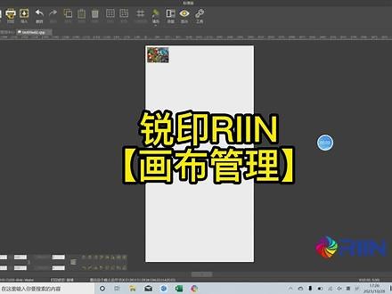 锐印RIIN- 标准版【画布管理】功能简介#锐印riin #锐印 #汉森软件 #rip色彩管理软件 #数码打印 #数码印花