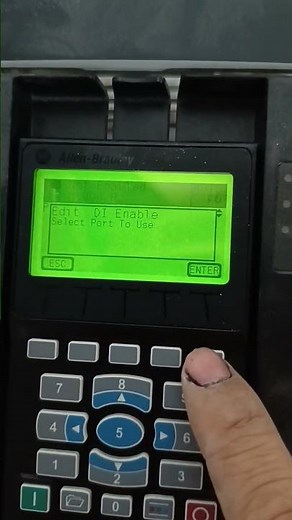 How to resolve not enabled on powerflex 753 parameter p155