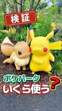 ポケパークで1日遊んだら、いくら使う？【検証】#ポケパーク #pokemon #ポケモンgo