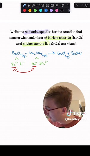 Step by step process on solving this net ionic equation! #Chemistry #APChem #GenChem #YourChemistryTutor