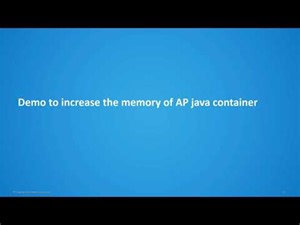How to increase the amount of memory allocated to the Control-M Application Pack java container ?