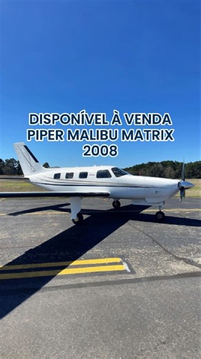 À VENDA | PIPER MALIBU MATRIX | ANO: 2008 | FINANCIAMENTO DISPONÍVEL