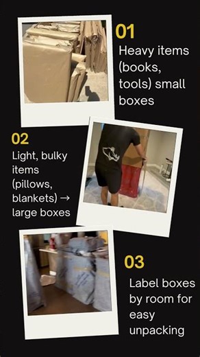 Use the Right Box for the Right Items | Smart Packing Tips by Rhino Brothers Moving 🦏📦