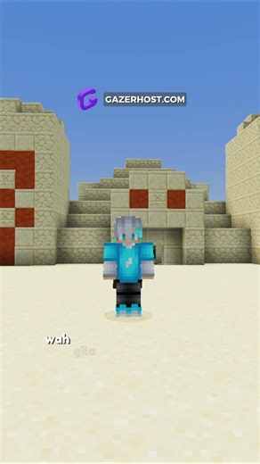 HOSTING GAME CUMA 8 RIBUAN AJA??! GAZER HOST #minecraft #shorts #hosting #serverminecraft