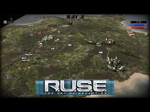 R.U.S.E - D-Day Invasion 1944 (Allies vs Axis): Ruse Multiplayer Gameplay (3 vs 3)