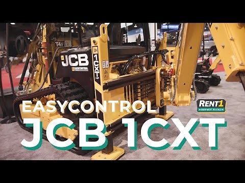 JCB Showing The 1CXT Tracked Backhoe Loader @ ARA Show 2019 - www.Rent1.ca
